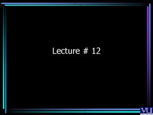 Lecture 12 Printer Interface INT PIC Printer Interface