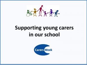 Supporting young carers in our school Who are