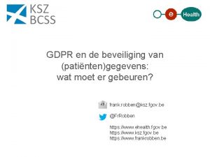 GDPR en de beveiliging van patintengegevens wat moet