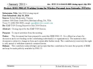 January 2011 doc IEEE 15 14 0446 01