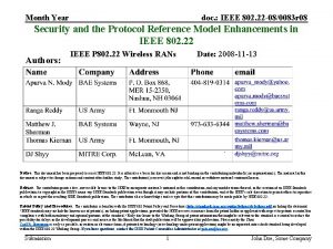 doc IEEE 802 22 080083 r 08 Month