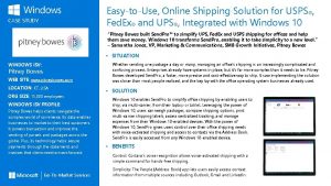 EasytoUse Online Shipping Solution for USPS Fed Ex