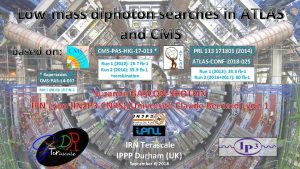 Lowmass diphoton searches in ATLAS and CMS based