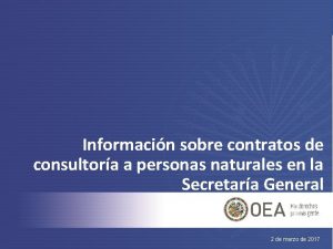 Informacin sobre contratos de consultora a personas naturales