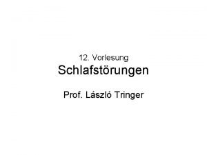 12 Vorlesung Schlafstrungen Prof Lszl Tringer Brain waves