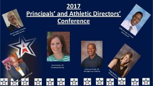 2017 Principals and Athletic Directors Conference Cli l