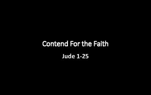 Gracious Comforting Contend For the Faith Words Jude