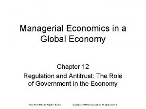 Managerial Economics in a Global Economy Chapter 12