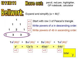 pencil red pen highlighter GP notebook calculator Expand