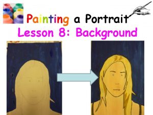 Painting a Portrait Lesson 8 Background Connector card