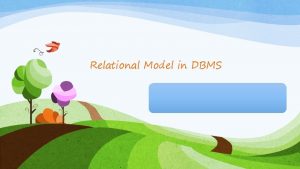 Relational Model in DBMS Lesson Relational Model Concepts