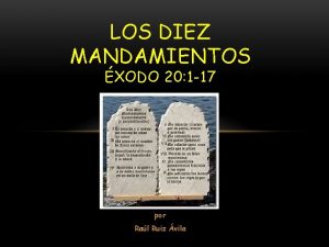 LOS DIEZ MANDAMIENTOS XODO 20 1 17 por