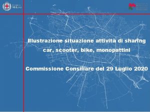 Illustrazione situazione attivit di sharing car scooter bike