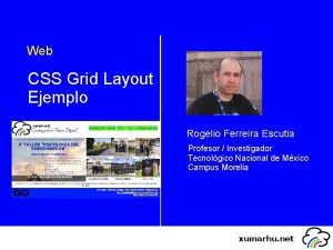 Web CSS Grid Layout Ejemplo Rogelio Ferreira Escutia