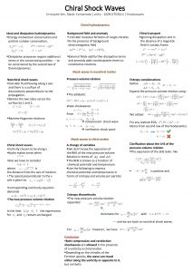 Chiral Shock Waves Srimoyee Sen Naoki Yamamoto ar