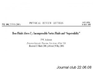 Journal club 22 06 08 superflow 4 He