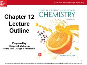 Chapter 12 Lecture Outline Prepared by Harpreet Malhotra