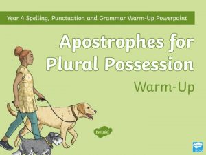 What Is Plural Possession Apostrophes can be used