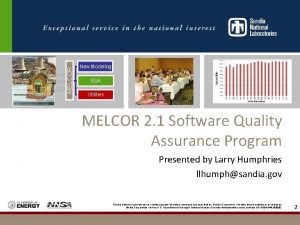 MELCOR New Modeling Photos placed in horizontal position