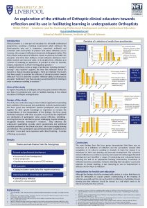 An exploration of the attitude of Orthoptic clinical