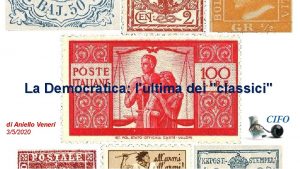 La Democratica lultima dei classici di Aniello Veneri