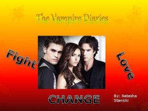 The Vampire Diaries Fig ve Lo ht CHANGE