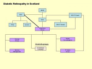 Diabetic Retinopathy in Scotland SEHD SDG NSD IT