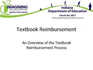 Textbook Reimbursement An Overview of the Textbook Reimbursement