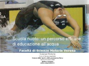 Scuola nuoto un percorso efficace di educazione allacqua