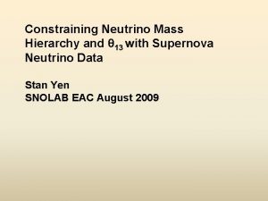 Constraining Neutrino Mass Hierarchy and 13 with Supernova