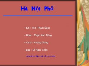 H Ni Ph Li Th Phm Ngc Nhc