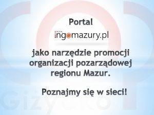 Jednym z najwikszych problemw zwizanych z promocj organizacji