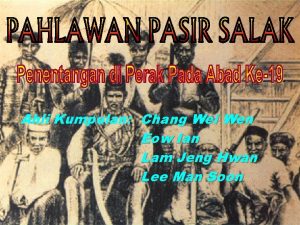 Ahli Kumpulan Chang Wei Wen Eow Ian Lam