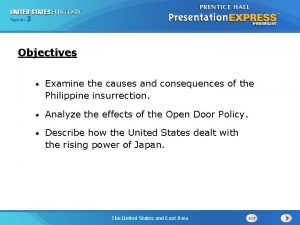 325 Section Chapter Section 1 Objectives Examine the