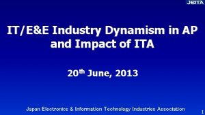 ITEE Industry Dynamism in AP and Impact of