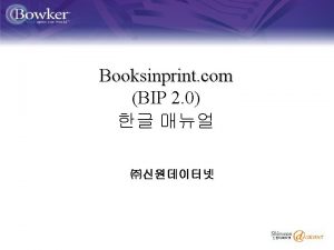 Booksinprint Search Search Advanced Search Booksinprint Search 1