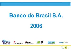 Banco do Brasil S A 2006 1 Economia