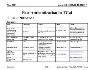 Nov 2011 doc IEEE 802 11 111160 r