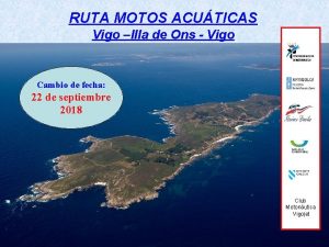 RUTA MOTOS ACUTICAS Vigo Illa de Ons Vigo