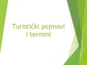 Turistiki pojmovi i termini HOTEL Smetajni objekat koji