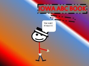 IOWA ABC BOOK By Adam Mande r You