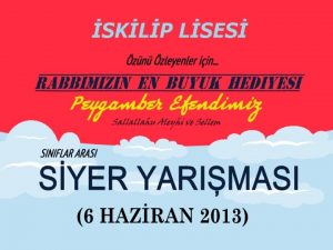 SKLP LSES 9 SINIFLAR ARASI SYER YARIMASI YARIMAYA