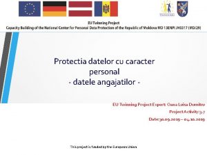 Protectia datelor cu caracter personal datele angajatilor EU