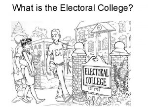 What is the Electoral College Electoral College Objective