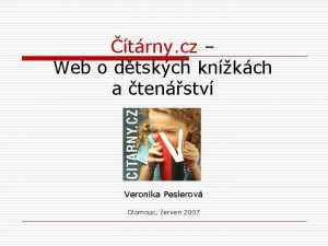 trny cz Web o dtskch knkch a tenstv