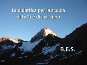 La didattica per la scuola di tutti e