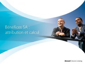 Bnfices SA attribution et calcul Rcapitulatif des bnfices