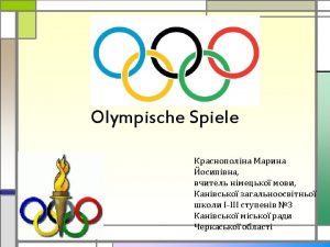 Die Olympischen Spiele fanden im alten Griechenland im