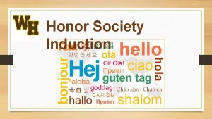 Honor Society Induction Googles Project Oxygen started with