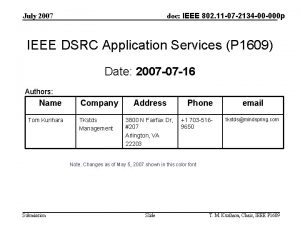 doc IEEE 802 11 07 2134 00 000